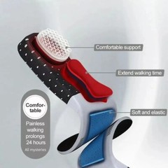 Sports Silicone Gel Insoles for Feet Men Women Orthopedic Arch Support Inserts