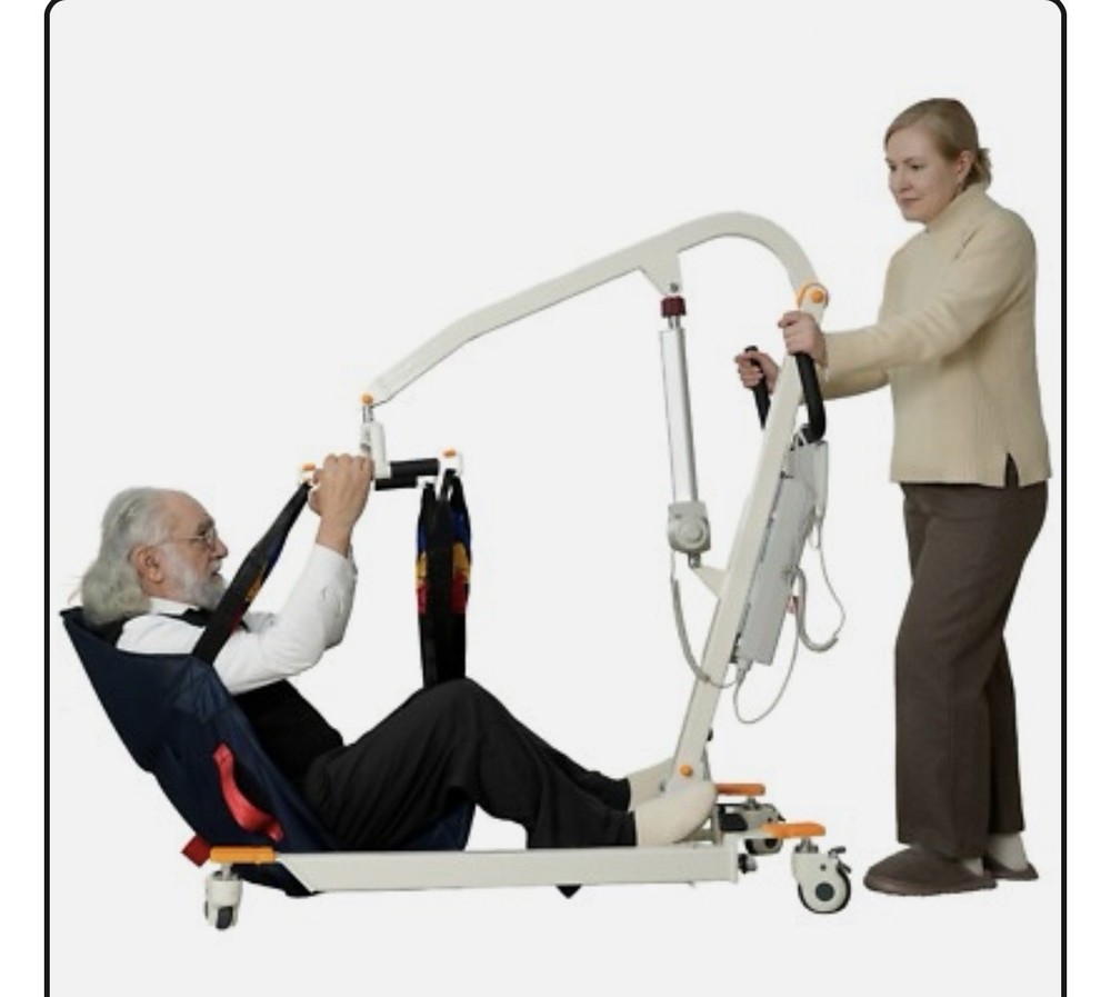 Upgrade Foldable Electric Patient Lift, Medical Transfer, 440LBS, AY02