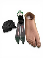 kinterra hydraulic ankle prosthetic foot. Right. Size 27. Category 5. Brown shel