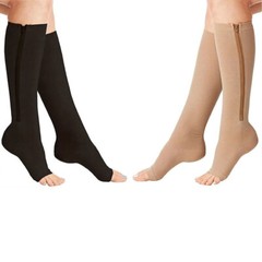 Compression Socks Support Graduated Stockings Men Women 20-30mmHg Nylon Sleeves