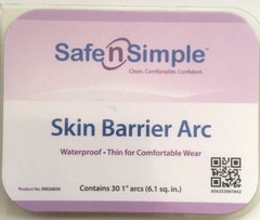 30 Pcs Safe N Simple SNS20630 Ostomy Skin Barrier Arc Exp 2026-28
