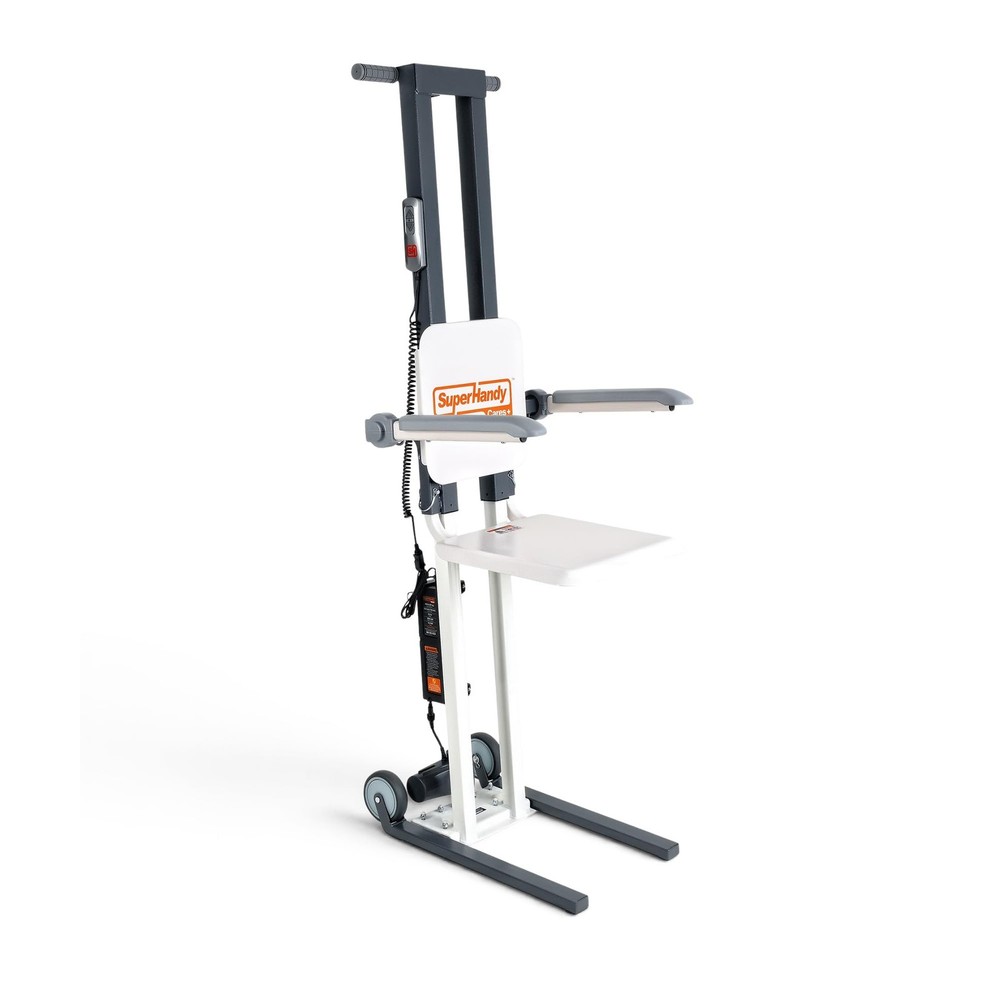 SuperHandy GoRise Electric Floor to Stand Lift – 500 Lbs Capacity, Standing A…
