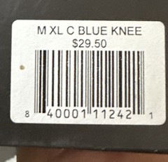 Tommie Copper Men’s Cobalt Blue Knee Sleeve XL New