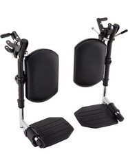 Invacare Wheelchair Elevating Leg Rest T94HAP Padded Calf Pads Footplates NEW