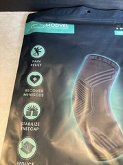 Modvel Compression Knee Brace Sleeve Size Large Pink / Blue NEW