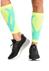 Cherokee Unisex CK IN LEGWEAR Calf Sleeve 10- 15 mmHg Compression ELECTRIC