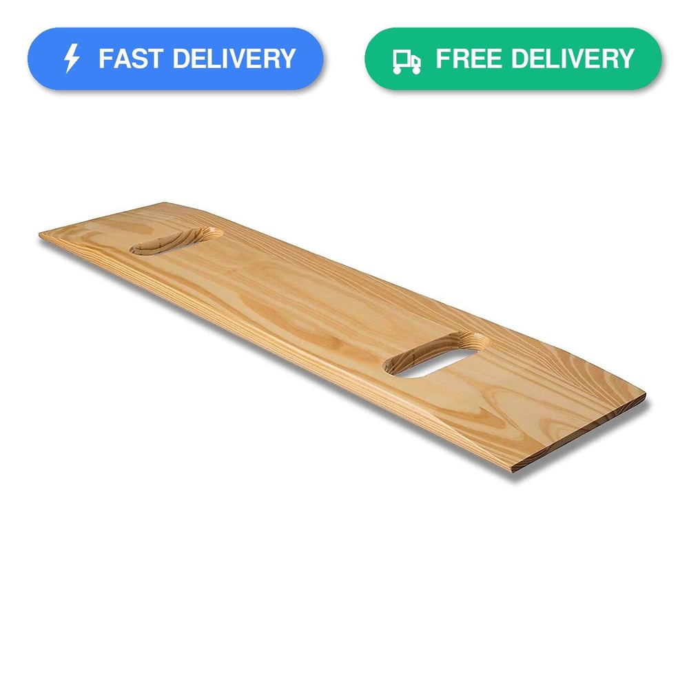 DMI Transfer Board Slide Board Wood Patient Senior Handicap Move Assist 440 Lbs