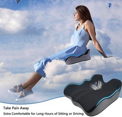 Seat Cushion for Hip Coccyx Pressure Relief, 6in Thick Extra Large Ergonomic …