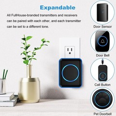 Wireless Caregiver Call Button, Touch Control, 1000 Ft Range for Independence