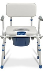 FSA/HSA Eligible Bedside Commode for Seniors, Portable Toilet for Adults with