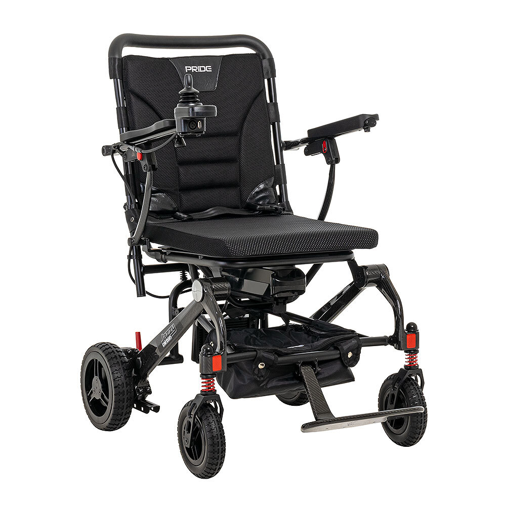 Pride Mobility Jazzy Carbon Electric Power Chair Wheelchair NEW