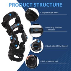 Nvorliy Knee Brace For Functional Posterior Cruciate Ligament Pcl Recovery