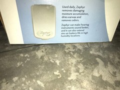 Zephyr by Dry & Store Hearing Aid Dryer Tinnitus Cochlear Ear Monitors NEW