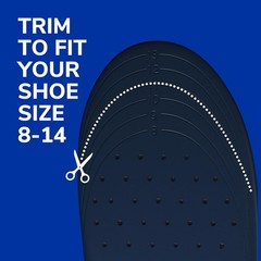 Dr. Scholl’s Heavy Duty Support Insoles Men 8-14 Arch Support Wide Feet 1 Pair