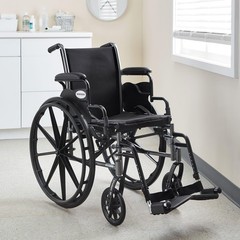 McKesson Lightweight Wheelchair Steel 16″-20″W x 16″ to 18″D Swing-Away Footrest