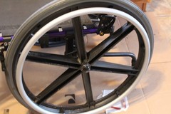 Tilite Aero t Ultralight 15″X18″ Rigid Wheelchair rigid frame purple j3 back wow