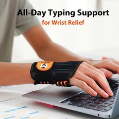 2PK Wrist Brace for Carpal Tunnel – Adjustable Night Support Brace with Splints