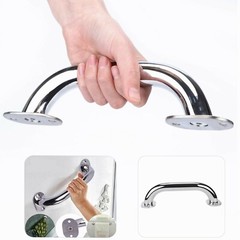 2X Marine Stainless steel 9 inch Grab Handle Removable Deck Base Boat Handrail
