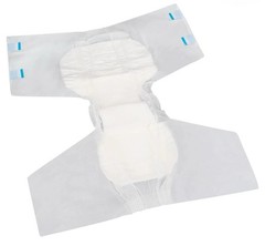 BetterDry Day M7 Adult Diapers with Plastic Backing, Size Medium, 2 Pack Sample
