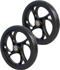 BlessReach 2PCS 8 Inch Walker Wheel, 5/16″ (8 mm) Bearing Solid Replacement W…