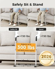 Couch Stand Assist for Elderly Sofa Sit to Stand Support Aid White