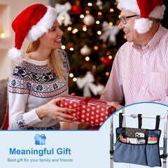 Water-Resistant Walker Bag for Seniors – Secure Cup Holder & Easy Installation
