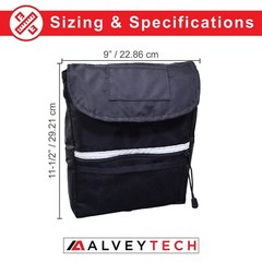 Front Tiller Bag Fabric Travel Basket for Adults Wheelchair, Mobility Scooter