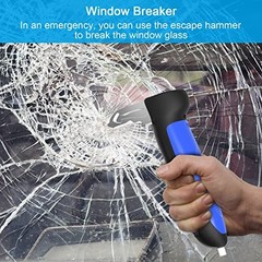 5 in 1 Vehicle Support Handles Elderly Portable Blue-with nylon handle