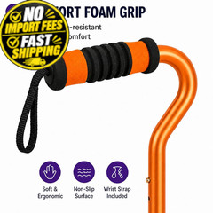 Sky MedSupply Int’l Corp Standard Offset Walking 0.64 Pound, Aluminum Orange
