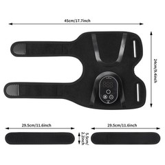 Cordless Heated Elbow Brace with Heat Vibration Massage,Relieve Joint Pain,Rech.