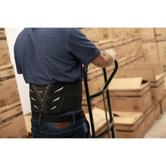 Advanced Honeycomb Technology Back Brace, Black (Pack of 1)