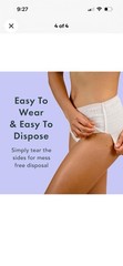 Rael Disposable – Size L-XL 16 CT – Underwear for Women, Organic Cotton OPEN BAG