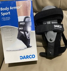 Darco SAS2L Body Armor Sport Ankle Brace, Medium, Left For Trauma Prevention