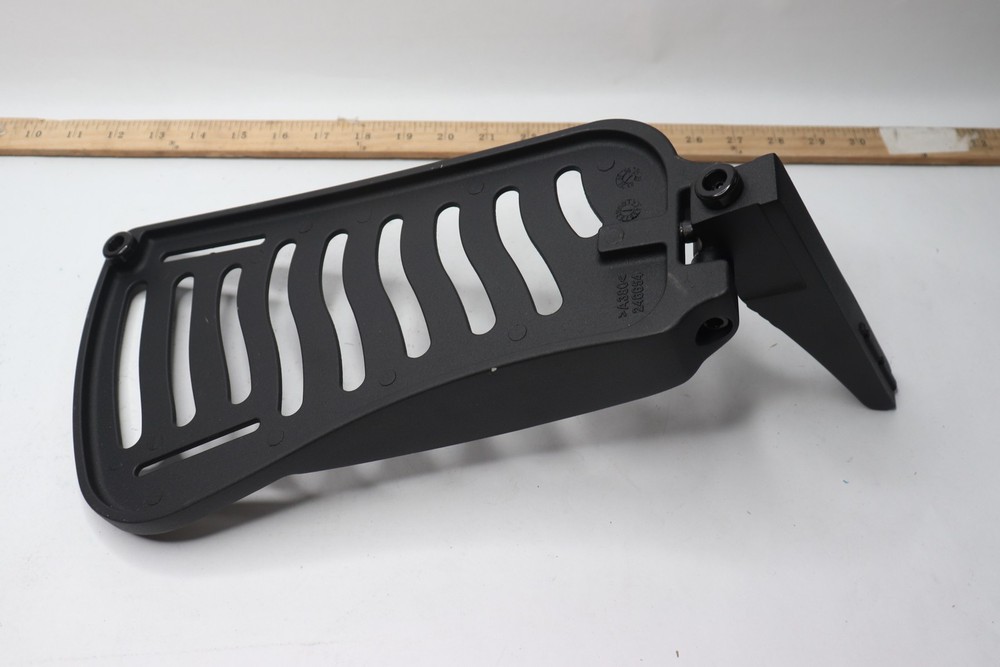 Wheelchair Adjustable Back Foot Plate Black 246654