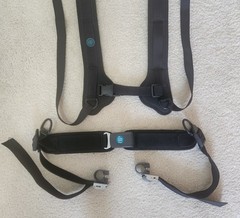 Quickie Iris Bodypoint PivotFit H-Style Harness, & Seat Belt w/ Hardware VGC