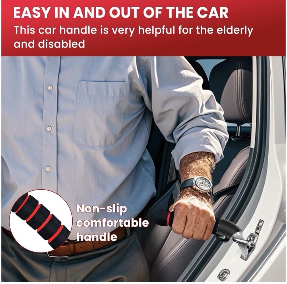 2 Pack Car Door Handle Assist for Elderly Portable Vehicle Support Cane