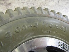 Rear Wheels for Rascal 235, 245, 305, 600, 600t, 600c, 600f & 600b Good tread