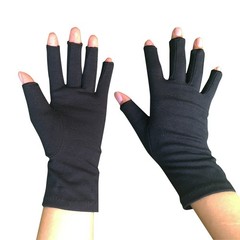 Compression Arthritis Gloves Half Finger Hand Support Pain Relief Fingerless