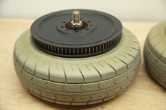 PAIR Belt Drive Wheels Tires for 21st Century Off-Road Power Chairs Bounder Plus