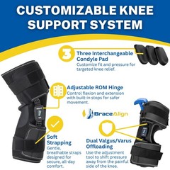 Brace Align Soft OA Knee Brace – Adjustable Osteoarthritis Offloader