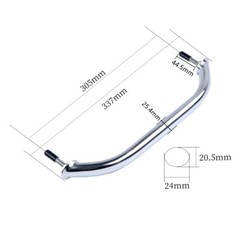 12“ Stainless Steel Grab Handle Boat Handrail Polished for Truck RV / Yacht