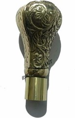 Antique Brass Steel Solid Metal Knob Handle For Walking Stick Cane Best Gifts