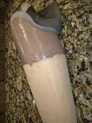 Vintage Prosthetic Leg Kingsley Left Leg Oddity Medical Display Halloween Prop