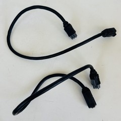 Quantum Pride Q-Logic 2 Power Wheelchair Bus Cable Pair 20 Inch 6 Pin Set of 2
