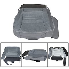 Driver Side Bottom Cloth Seat Cover Gray Replacement for Ram 2500 3500 2006