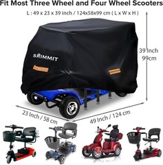 Upgraded Mobility Scooter Storage Cover, Heavy Duty 420D Oxford Fabric Electr…