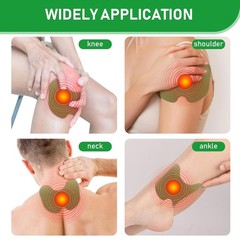 MQUPIN 14 Pcs Knee Patches, Natural Knee Patch for Bone On Bone, for Back, Neck,