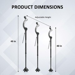 REHAND Upright Posture Walking Cane,Self Standing Cane for Walking,Folding