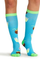 Cherokee Compression Socks Knee High Support Socks 10-15 mmHg PRINTSUPPORT
