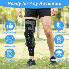 1 Pair Knee Brace Undersleeve Knee Undersleeves for Women & Men Compression B…
